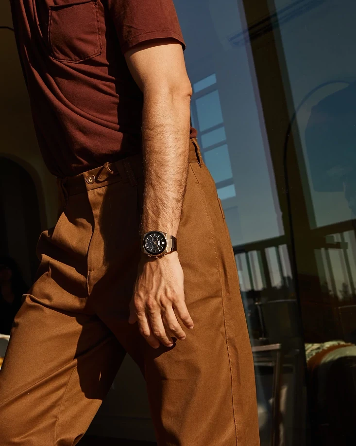 Axiom SC Black Dial Leather Strap CA4583-01E | CITIZEN